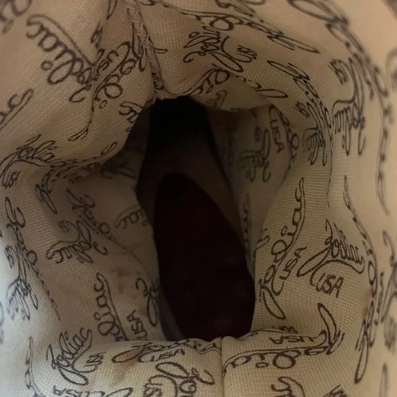 Zodiac USA Vintage Women's Size 10 Off White Suede Leather Western Cowboy Boots - Picture 12 of 15